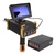 15m Deep Metal Detector Gold Finder Metal Scanner Device Search Range 1000m with GR8000 Screen Yellow Edge 100‑240V UK Plug