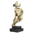 Silence Is A Golden Sculpture Simple Modern Abstract Keep Silent Figurine for Office Home Decor
