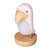 Innovative Bird Night Lamp ABS Breathing Night Light USB Charging Bedroom Decorations for ChildrenPink