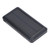 Solar Power Source with 2 LED Power Bank 30000mAh for Outdoor Camping Mountaineering Black