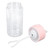 300ml Electric Protein Shaker Bottle Automatic Mixing Portable Auto Stirring Mug for Outdoor Sports Pink