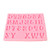 Letter Shape Cake Baking Cookie Chocolate Sugar Paste Food Silicone Mold Bakeware