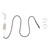 30cm Spark Ignition Wire Needle Probe Electrode Ignition Accessories for BBQ Grill Heater