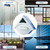 Double-side Magnetic Glass Wiper Window Cleaner Surface Cleaning Brush Triangle Cleaning Tools for High House Glass Windows Thickness 3-8mm