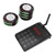 Restaurant Pager System 10 Beepers Wireless Calling Waiting Buzzer Pagers Vibration Beep Flashing Lights Warning EU Plug