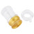 Acrylic Transparent and Gold Oil Bottle Liquid Seasoning Pot Soy Sauce Vinegar Pot Kitchen (XL)