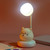 Cartoon Desk Lamp Multipurpose Cute Innovative Soft Lighting USB Rechargeable Mini LED Desk Lamp for Home Bedroom Living Room Kitten