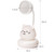 Cartoon Desk Lamp Multipurpose Cute Innovative Soft Lighting USB Rechargeable Mini LED Desk Lamp for Home Bedroom Living Room Kitten