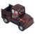 Christmas Retro Car LED Night Light with Santa Claus Small LED Wind Lantern DecorationsVintage Red