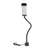 LED Working Light 21W Dimmable Flexible Hose Machine Working Lamp with Round Magnetic Base  100‑240V