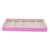 5 Grid Glasses Case Multifunction Space Saving 5 Slot Sunglasses Holder Storage Box Pink