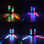90W RGBW 7 / 13 Channels LED DMX512 Sound Activated Auto Running Mini Spider Stage Beam Light Head Moving Rotatable Effect Lamp with Signal Line for Disco KTV Club Party
