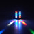 90W RGBW 7 / 13 Channels LED DMX512 Sound Activated Auto Running Mini Spider Stage Beam Light Head Moving Rotatable Effect Lamp with Signal Line for Disco KTV Club Party