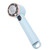 Semiconductor Refrigeration Hand Fan Digital Display Mini Handheld Fan with Ice Cooling for Desktop Bedside USB Charging Green