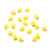 20pcs Miniature Yellow Chicken Micro  Garden Landscape Ornaments Doll House Decorations