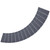 15 Pcs Stair Treads Non Slip Soft Dirt Resistant European Style Pattern Stair Tread Mat CarpetSmoke Grey European Embossing