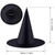 Halloween Witch Hat Halloween Witch Costume Accessory for Halloween Party Favor