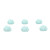 16pcs Duvet Pin Prevent Quilt Shifting Detachable Cloud Shape Comforter Button Clips for Quilt Cushions Curtains Green