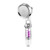 Handheld Shower Head with Turbo Fan ON/Off Pause Switch 3-Settings High Pressure Showerhead G1/2 Water Saving Bathroom Shower Head Bath Handheld Shower Head Replacement