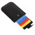Aluminum Leather ID Card Holder Business Credit Card Protector Case Pocket Purse(Black)