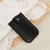 Aluminum Leather ID Card Holder Business Credit Card Protector Case Pocket Purse(Black)