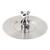 Cute Bear Cup Cover Stainless Steel Dust Proof Rounded Edges Glossy Artistic Cup Lid for Mug Glass Cup
