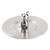 Cute Bear Cup Cover Stainless Steel Dust Proof Rounded Edges Glossy Artistic Cup Lid for Mug Glass Cup