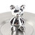 Cute Bear Cup Cover Stainless Steel Dust Proof Rounded Edges Glossy Artistic Cup Lid for Mug Glass Cup