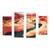 4PCS Frameless Canvas Valley Wall Art Painting Pictures for Bedroom Living Room Office Wall Decoration
