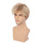 Men Blonde Wig Short Layered Natural Synthetic Heat-Resistant Wigs Cosplay Costume Wig with Wig Cap