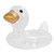 Transparent Swimming Rings Duck Appearance Safe Thickened Inflatable Baby Pool Float Rings for Swimming Water Activities