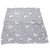 Glowing Polyester Blanket Soft and Warm Fuzzy Blanket for Bed Sofa Couch All SeasonGrey