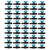 50PCS 25x1/2in Male Thread Irrigation Shut Off Switch Valve Barbed Ball Valve for Garden Supplies