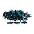 50PCS 25x1/2in Male Thread Irrigation Shut Off Switch Valve Barbed Ball Valve for Garden Supplies
