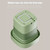 8L Portable Mini Washing Machine with UV Sterilization Foldable Spin Dryer with Drain Basket Drain Hose for Travel Housing