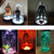 Night Light with Horror Film Resin Statue Inside Table Lamp Desktop Ornaments Home Decorations
