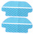 2pcs Mop Cloth Replacement Fit for Conga 3490 Robotic Vacuum Cleaner Spare Parts Accessories