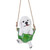 High Simulation Resin Garden Landscape Animal Swing Dog Lawn  Figurine Decoration Craft