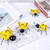 4Pcs Metal Bee Wall Art Sculptures Iron Bee Hanging Wall Decor for Indoor Outdoor Home Garden Yard Lawn Decorations