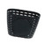 Kids Bike Basket Plastic Thickened Small Front Handlebar Bike Basket for Boys and Girls Black