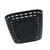 Kids Bike Basket Plastic Thickened Small Front Handlebar Bike Basket for Boys and Girls Black