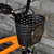 Kids Bike Basket Plastic Thickened Small Front Handlebar Bike Basket for Boys and Girls Black