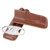 Travel Cigar Case Leather Portable with Cigar Clipper Cigar Holder for 2 Cigars Business Office