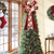 Christmas Large Ribbon Bows Bowknot Christmas Tree Pendant 2021 Xmas Party Home Decor New Year Decoration Accessory