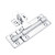 1Pc 4inch Stainless Steel Security Home Door Bolt Padlock Sliding Barrel Bolts Window Lock