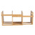 Expandable Bookshelf Bamboo Bookcase Desk Storage Rack Desk Organizer for Office Living Room
