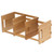 Expandable Bookshelf Bamboo Bookcase Desk Storage Rack Desk Organizer for Office Living Room