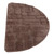 Half Round Shape Super Absorbs Non Slip Floor Mat for Front Door Kitchen Bedroom Entrance Rug