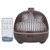 Home Air Humidifier Remote Ultrasonic Essential Oil Aroma Diffuser with RGB LED Light 100‑240V Deep Wood GrainUS Plug