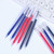 2Pcs Gel Ink Pen Comfort Grip Smoothly Write Large Capacity Ink Fine Point Signature Pen for Students Office Supplies Red